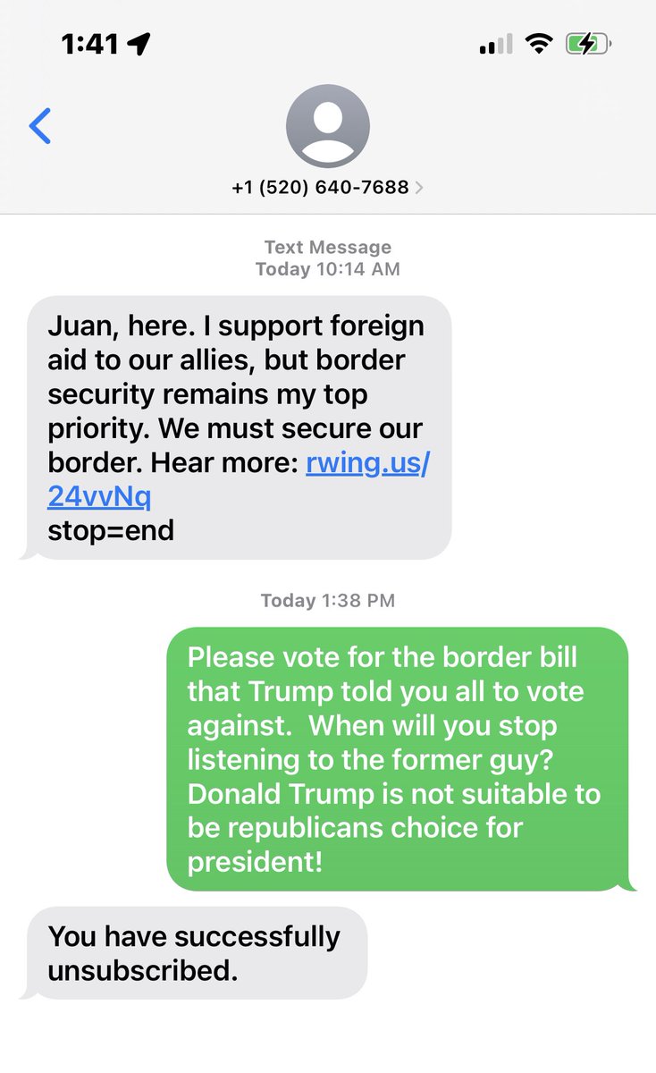 So this just happened! @JuanCiscomani is my representative for my zip code here in Tucson AZ. Do you think it was something I said?