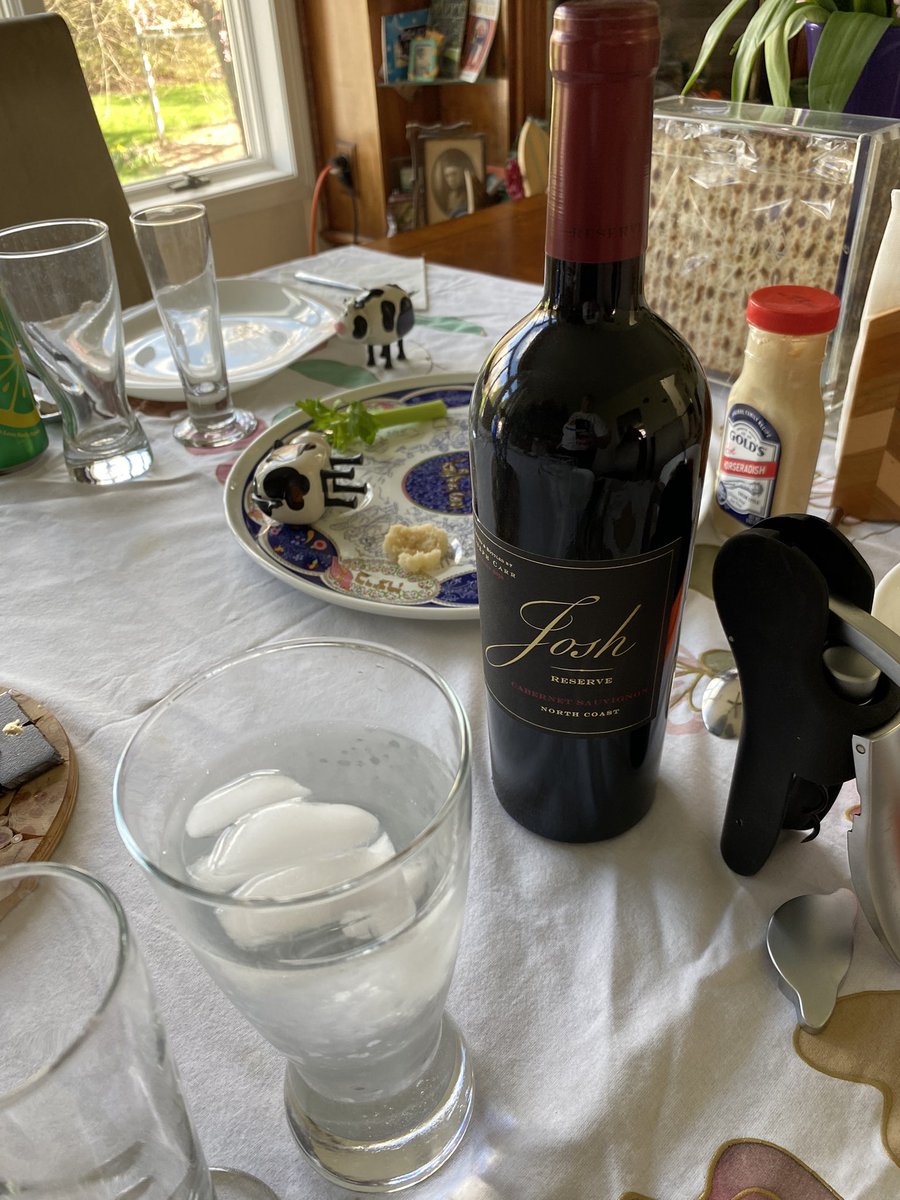 dubspt's tweet photo. Josh wine at the seder🫡 https://t.co/CMFzqKXP98