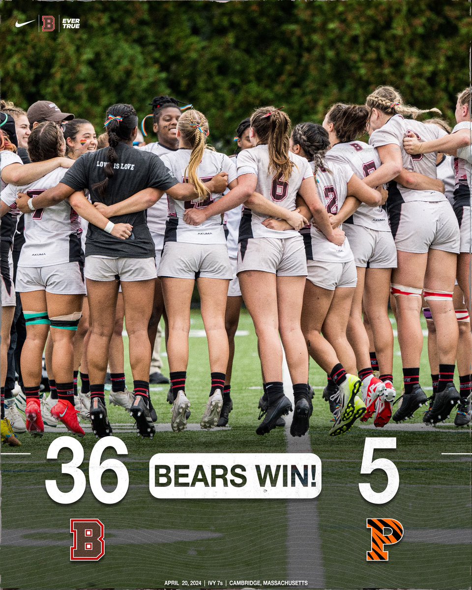 Bears roll past the Tigers for third win and third place at the Ivy 7s! #EverTrue