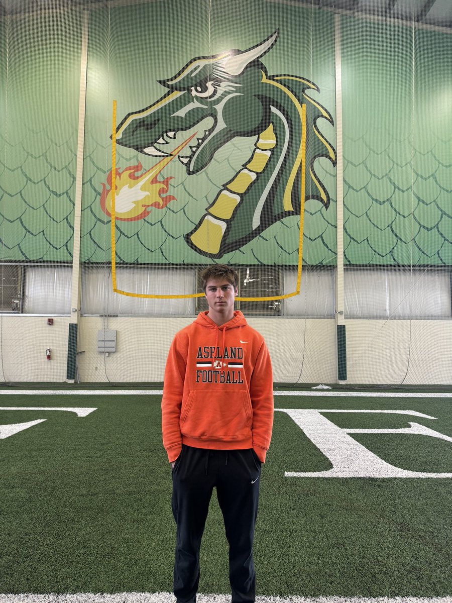 Had a great time at Tiffin University today! Thanks for the invite @TUDragonFB @CoachJDIV @Coach_Ekkens