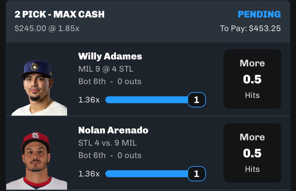 DustyBetss's tweet photo. Yall Thought I Was Joking Huh 😭
We Start The Day With Some Easy First Ab Cashes For Every Hitter We Took This Morning
If Yall Not In The Discord Today Man Idk What Tell Yall $5.15 A Month ➡️ https://t.co/jdYN8CUdDG
Lets Keep Going 🙏 https://t.co/IqO1K70mTz