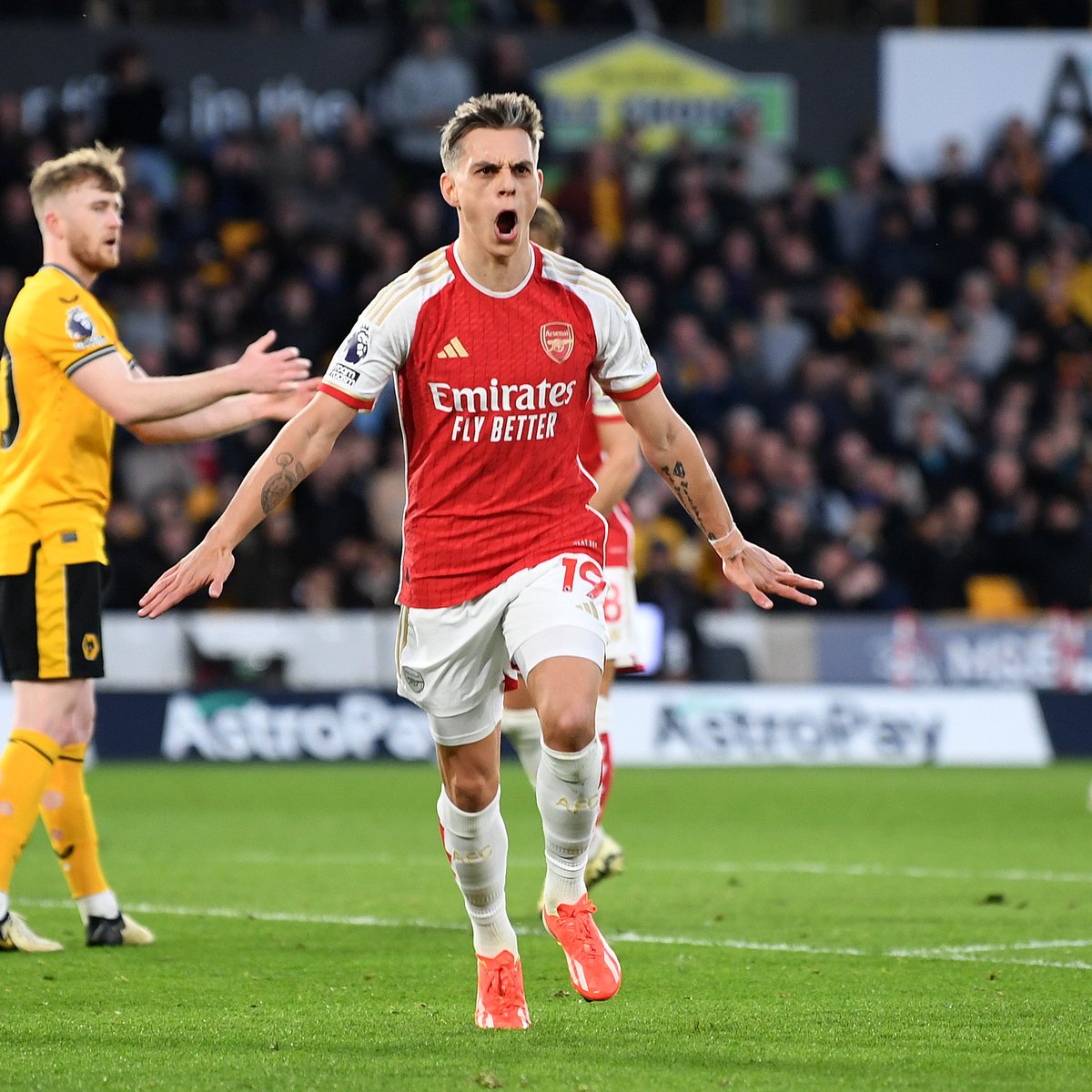 Trossard: 'I think it was pretty impressive, we played really well & had control most of the time. 'They [Wolves] are a good side of course & tried to hurt us on the counter but we managed it well. 'We could have scored more but we're happy with the clean sheet.' #WOLARS