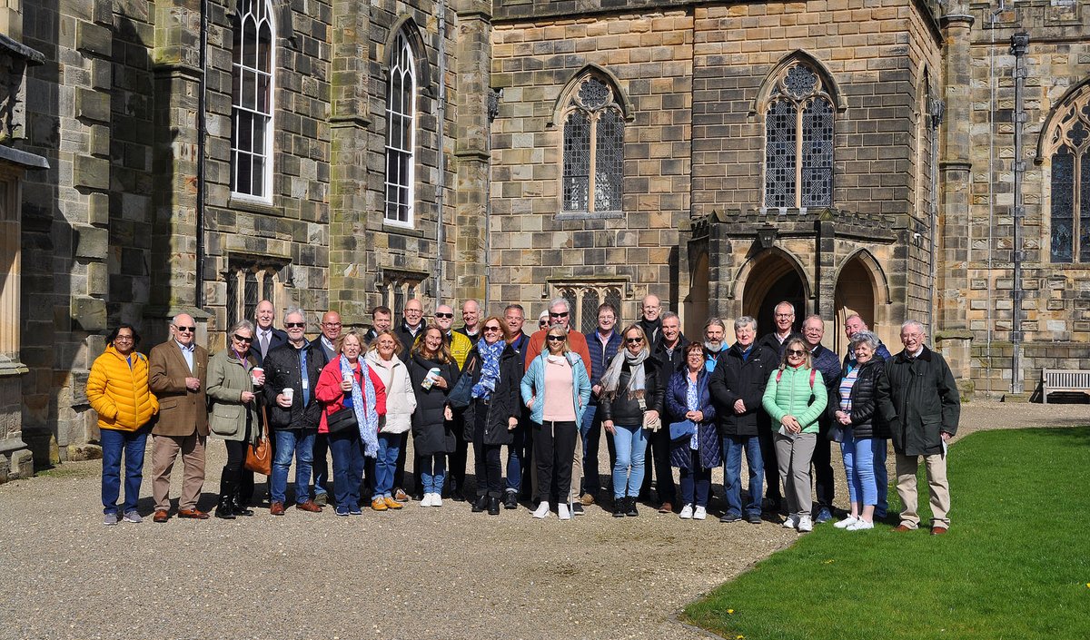 DarlRotary's tweet photo. Members of @DarlRotary and guests from our sister club in Mulheim on a sunny trip to the beautiful Auckland Castle. Great fun and friendship. #Rotarytheworldover https://t.co/IZ7MNUalmy