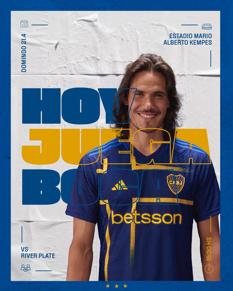 ¡𝗛𝗢𝗬 𝗝𝗨𝗘𝗚𝗔 #𝗕𝗢𝗖𝗔! ⚽💙💛💙