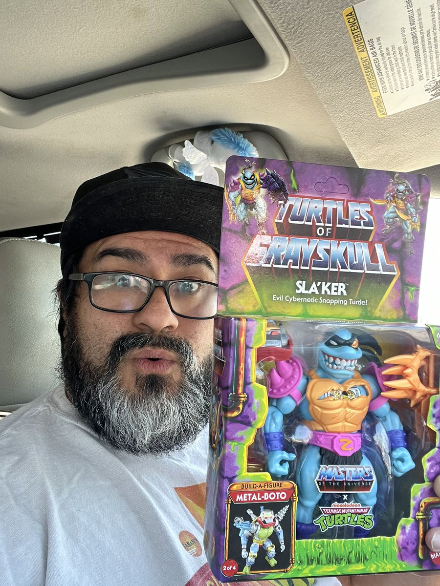 Got my #motu #tmnt Sla’ker figure from Target.