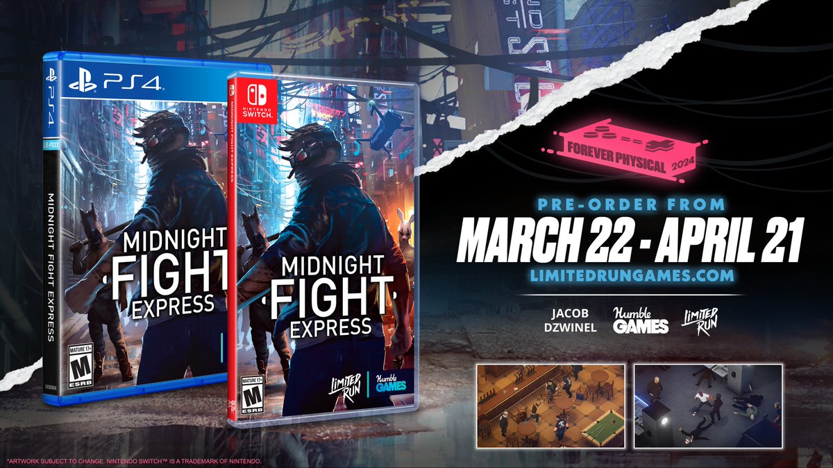 It's the final weekend for this midnight fight! Pre-order your physical copy of Midnight Fight Express today: bit.ly/3vdaHb9