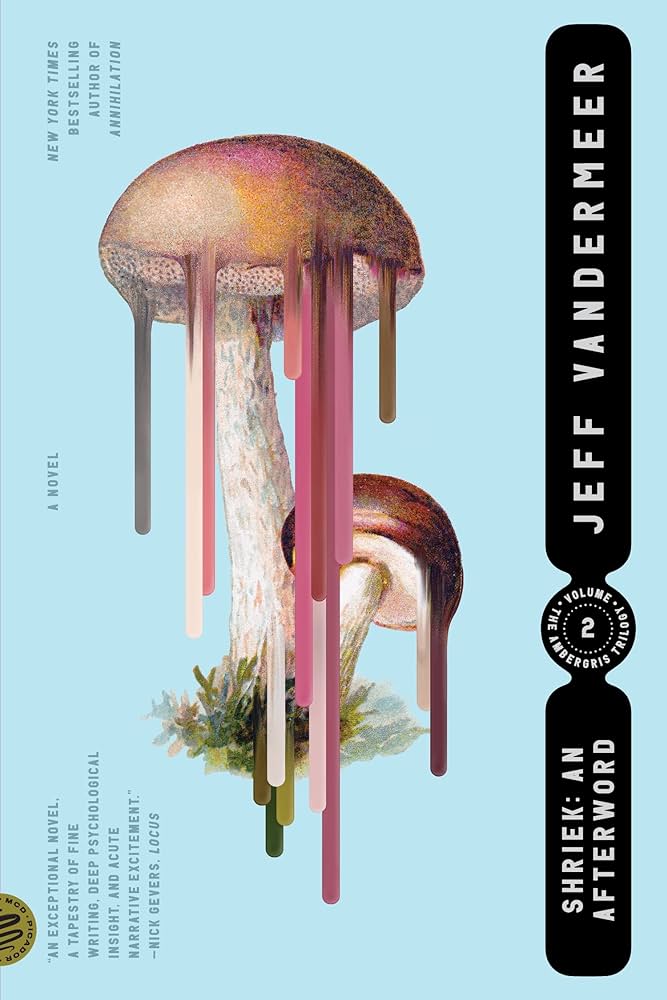 @memilies I feel like everyone knows Annihilation by Jeff Vandermeer, but his other series The City of Ambergris is also amazing and weird as hell