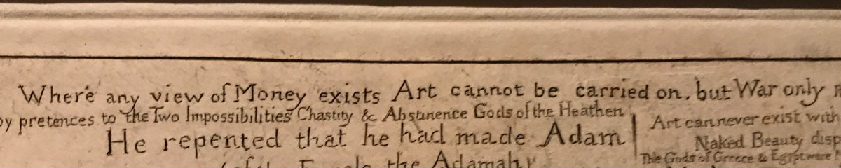 Full of righteous power & urgency spanning centuries, William Blake exhibition @FitzMuseum_UK “Where any view of money exists Art cannot be carried on, but War only” #blake