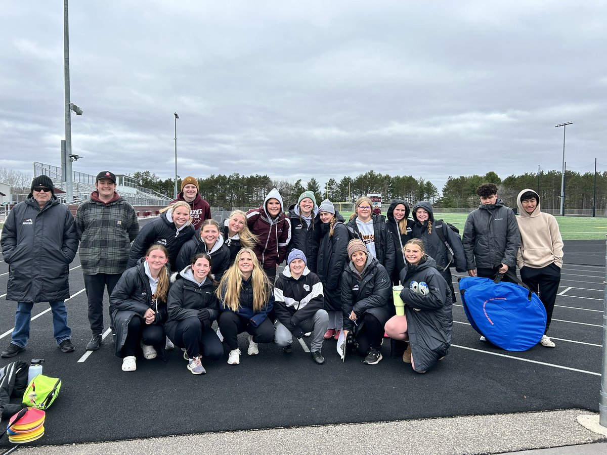 mhsmustangsocce's tweet photo. A great crew of helpers showed up to help kick off the recreational spring season for the Menomonie Area Soccer Association today. Players from the current high school teams, women from the UW-Stout team, soccer alumni and friends kept those mini Mustangs moving!! #TEAM https://t.co/u0Sg1D09mx