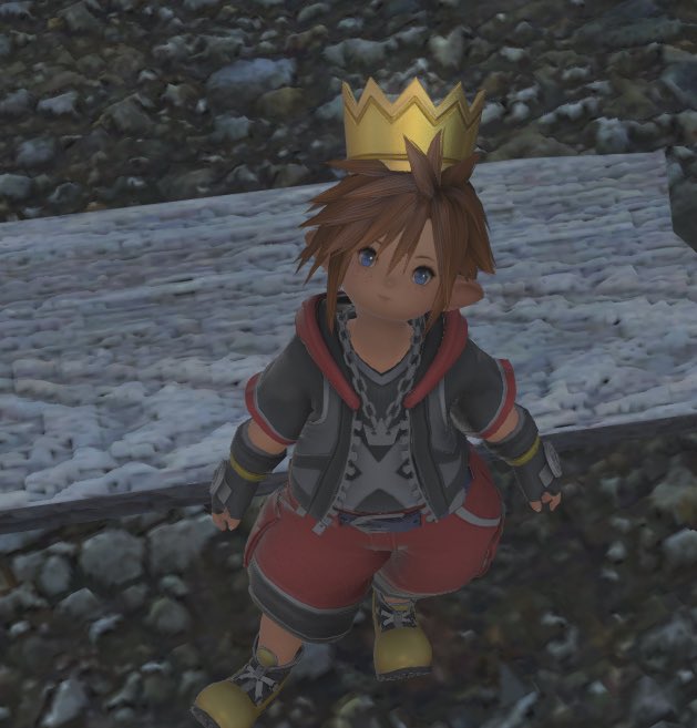 POV you’re looking down at Sora