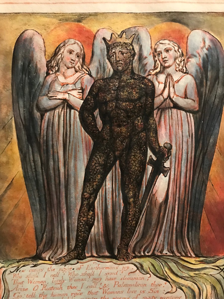 William Blake @FitzMuseum_UK “War justified by the aura of Piety” #blake full of righteous power, & urgency spanning centuries