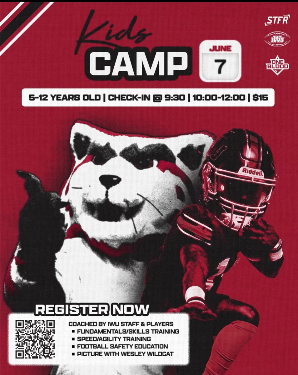 CALLING ALL PARENTS ‼️ WANT TO KICK OUT YOUR CHILDREN FOR A FEW HOURS⁉️ WELL WE HAVE JUST WHAT YOU NEED‼️ CHILDREN 5-12 COME CAMP WITH US‼️ SEE YOU JUNE 7TH‼️ iwufootballcamps.com