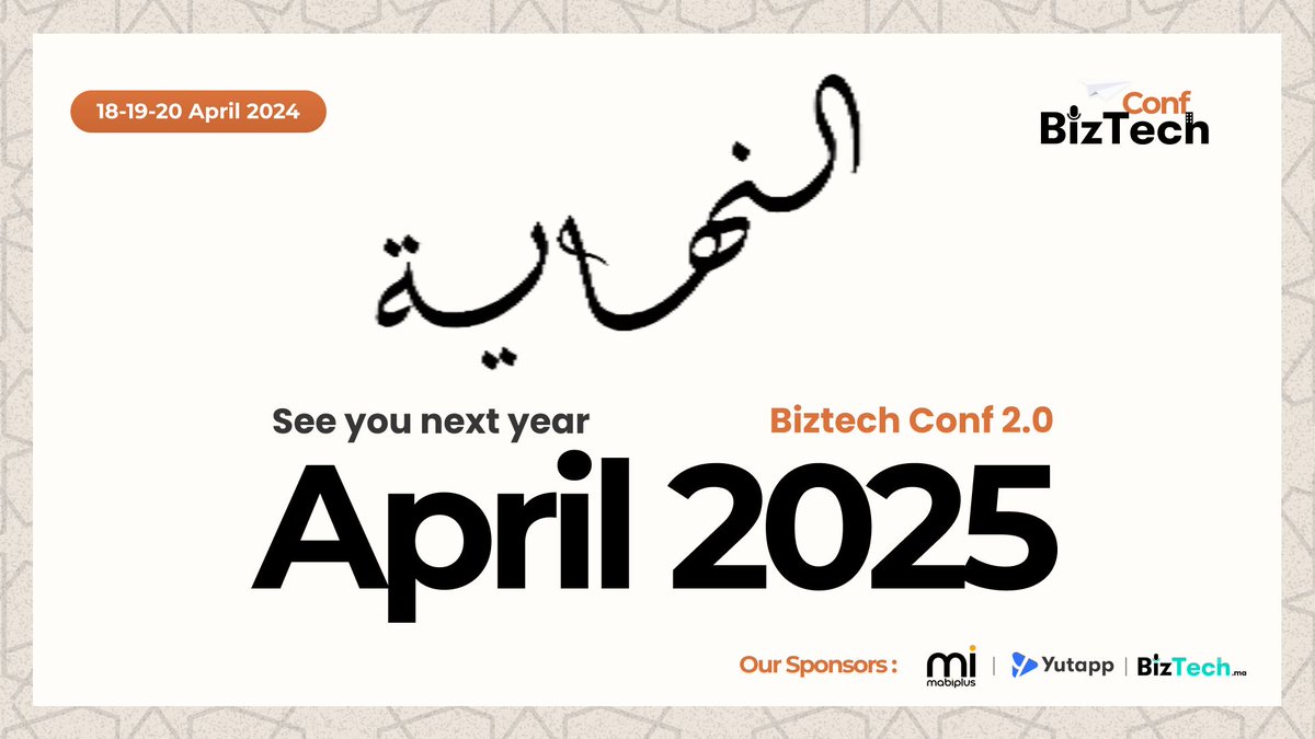BizTechConf's tweet image. 🎉 That&apos;s a wrap on #BizTechConf! Huge thanks to everyone who joined, supported, and inspired us. Your enthusiasm pushes us to excel. 🚀 Save the date for April 2025—can&apos;t wait to see what we achieve together next year! 

#Community #SeeYouNextYear