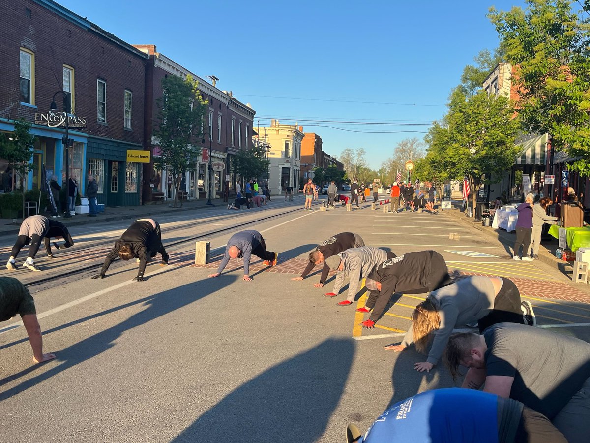HIGH. IMPACT. MEN. 130 Pax on Main Street in downtown La Grange, KY for Spring Convergence 2024. Best part was raising $7,500 for the Institute for Shelter care. Many thanks to <a href="/LaGrangeKY/">La Grange Main Street Program</a> &amp; all those who supporting this amazing morning.