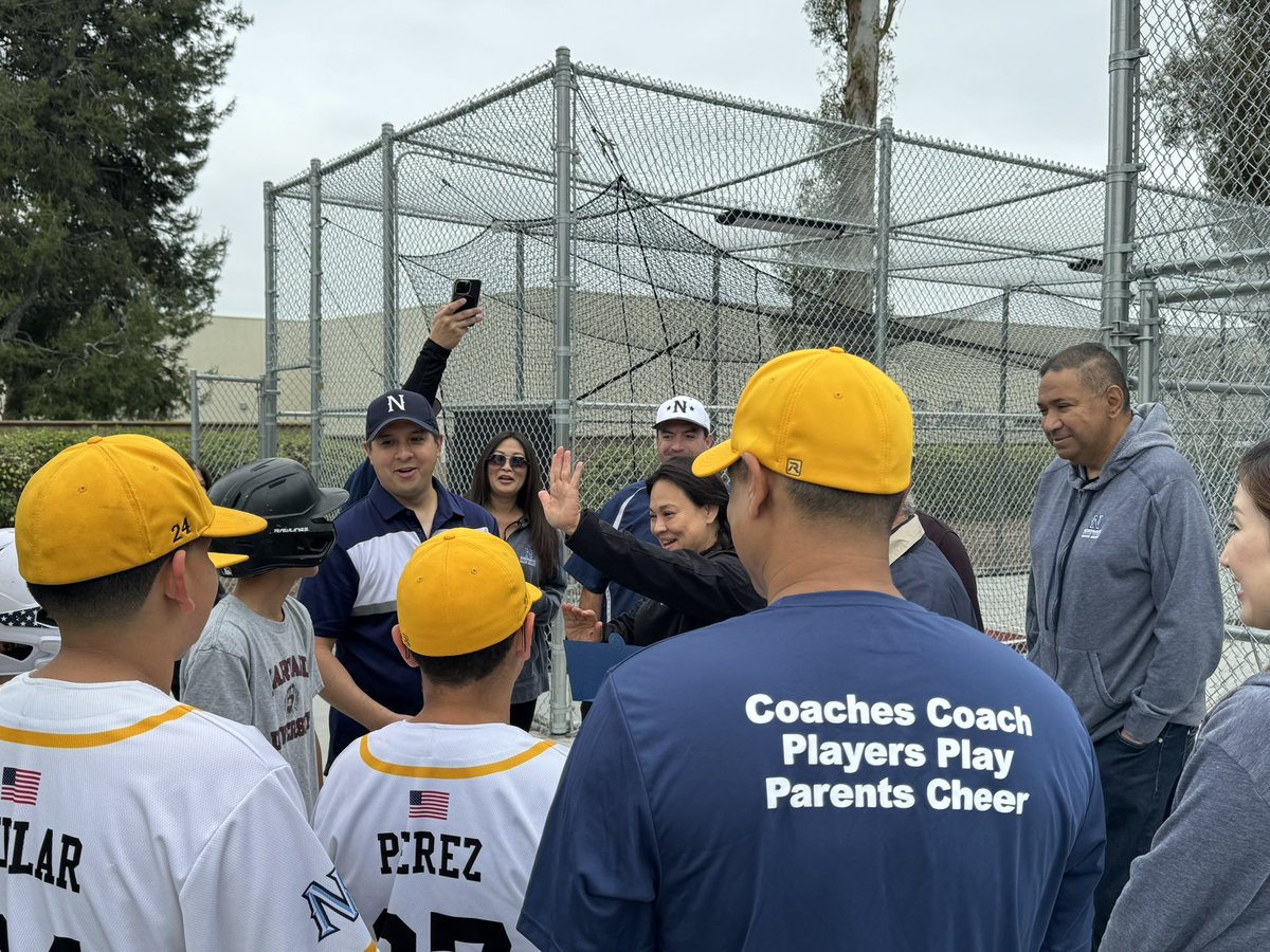 Had a blast at the Northwood Little League Hicks Batting Cages Launch event today! #WeAreIrvine #Irvine #LittleLeague #BattingCages #Talent