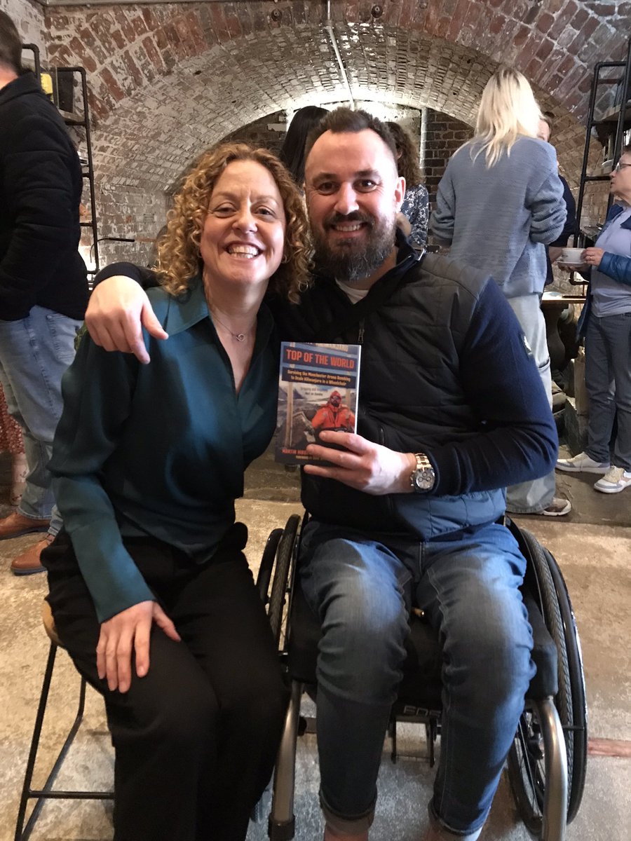 Delighted to attend the launch of Top Of The World today in Manchester with Martin Hibbert. Wonderful to finally meet in person so many of the amazing people who both saved Martin’s life that night and supported him on the road to recovery.