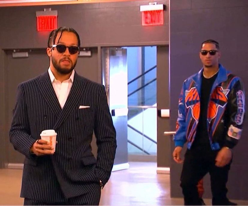 Jalen &amp; Josh walking into the Garden like this and the Sixers really think they got a shot