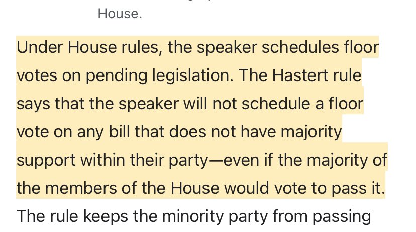 Mike Johnson once again approved Foreign “Aid”, breaking his Promise to Secure our Border First! That’s not all he did… he violated the Hastert Rule Since the 1990’s, Under House rules, the speaker schedules floor votes on pending legislation. The Hastert rule says that the