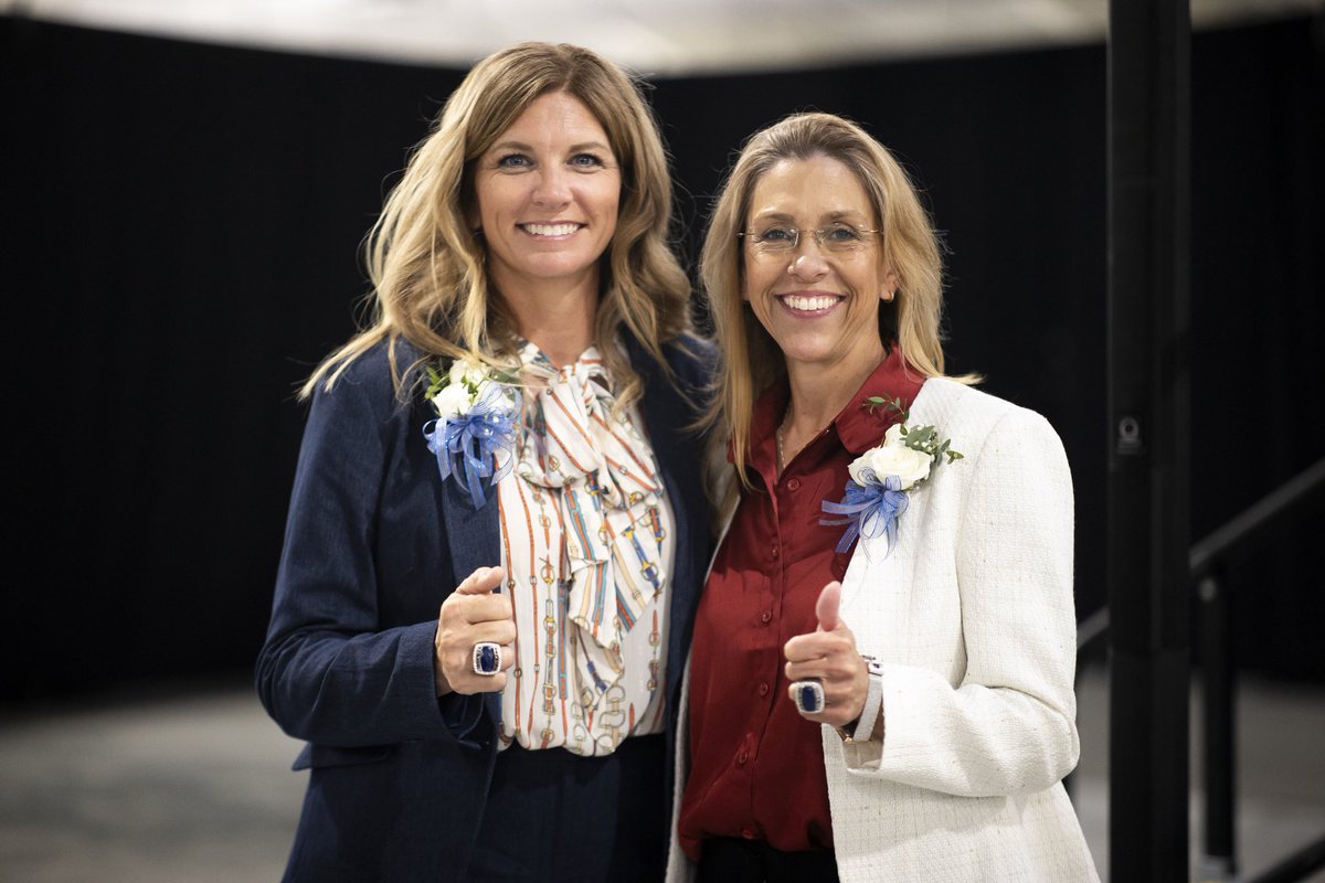 Congratulations to Head Coach Tana McKay and former student-athlete Quincy Cahill Allen on being inducted to the NCEA Hall of Fame as a part of the inaugraul class. 👍

#Everybodyalways | #GigEm