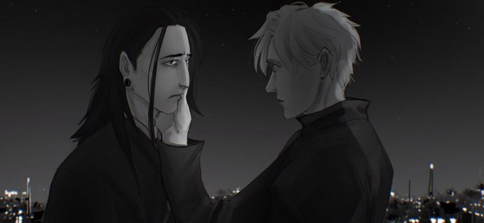 「hand on another's face yaoi」 illustration images(Latest)