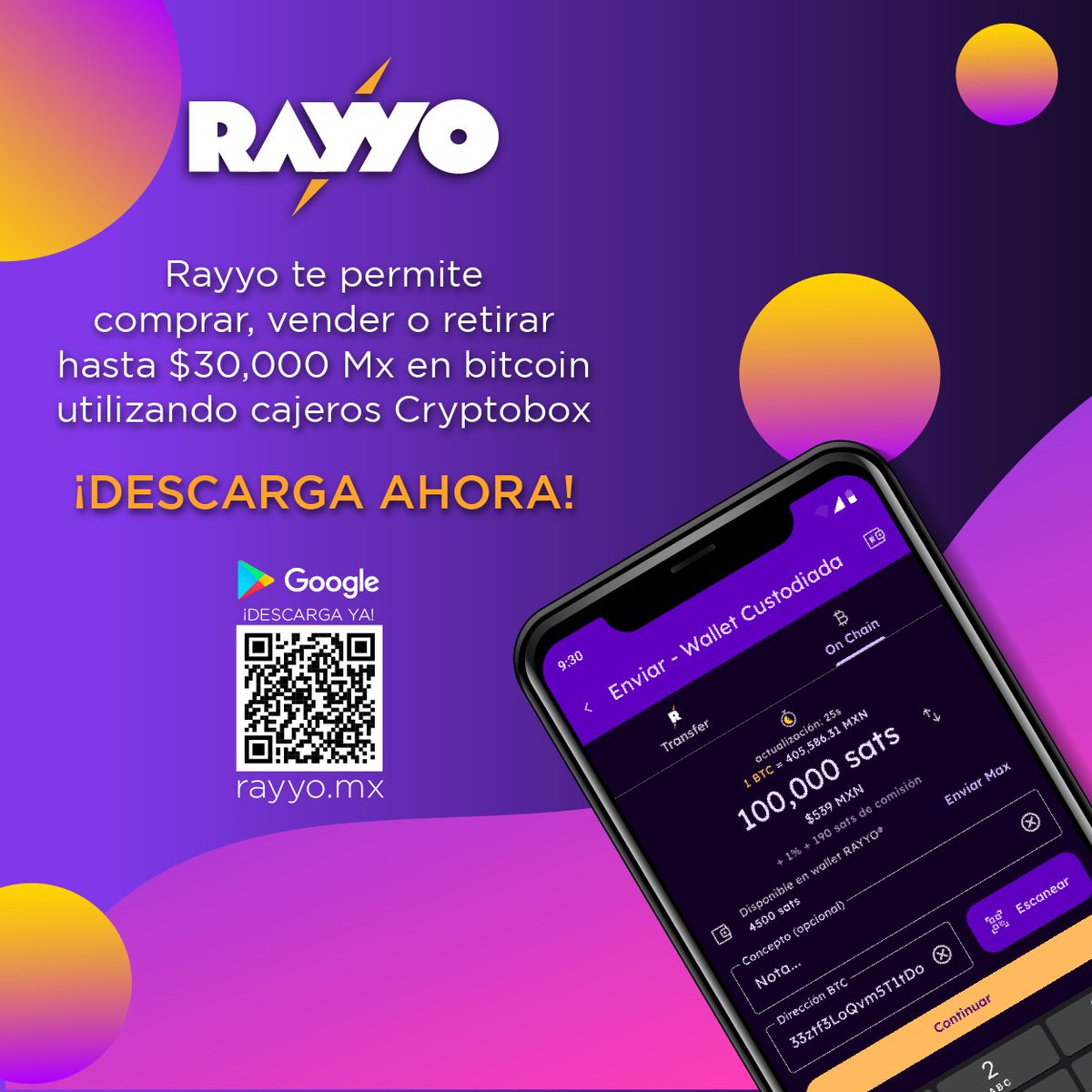 🚀 ¡Haz que tus Bitcoin trabajen para ti! Descarga Rayyo en Android y simplifica la gestión de tus criptomonedas.
#android #androidapp #app #bitcoinapp #Bitcoin #Rayyo #Wallet #bitcoinwallet