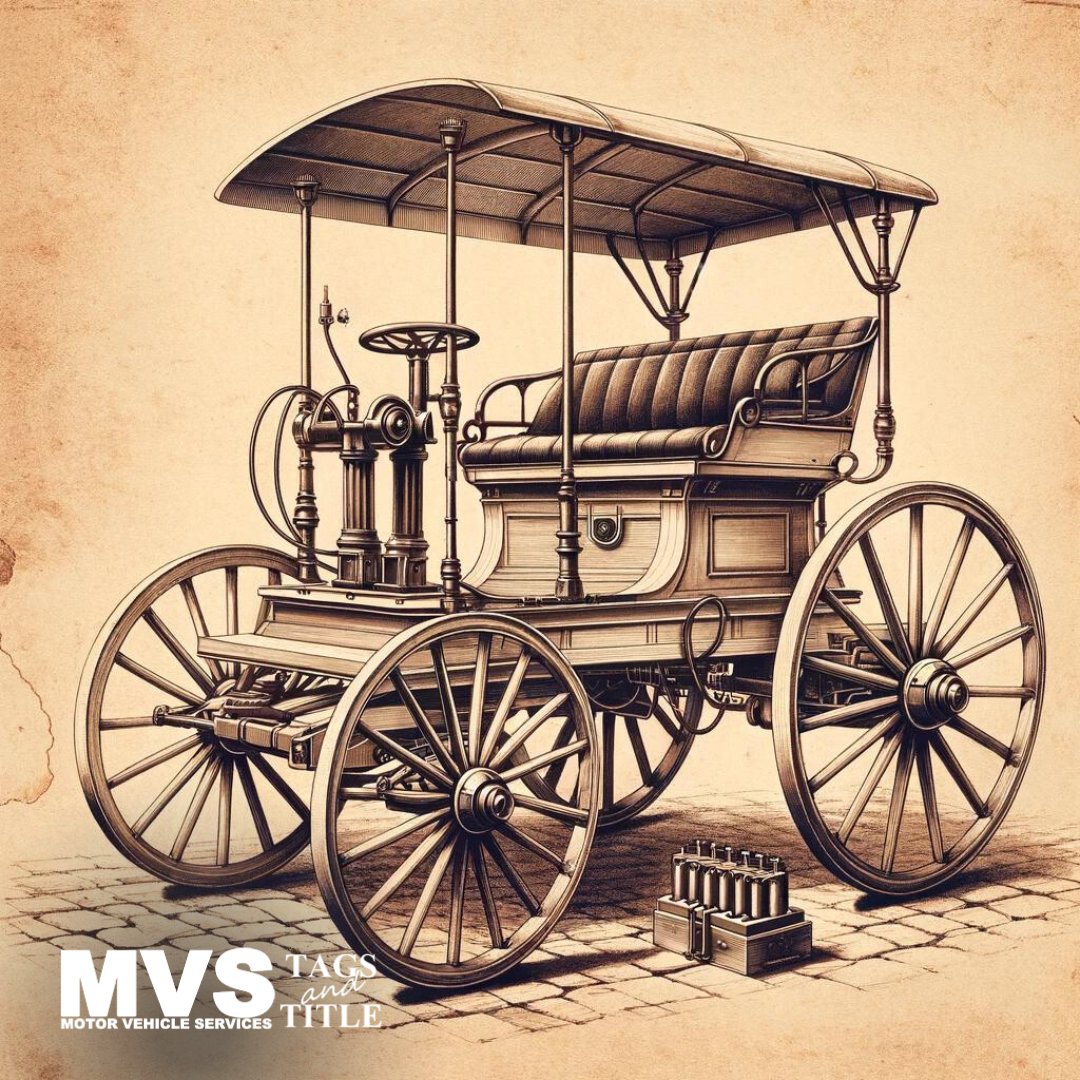 🚗💡 Innovation Flashback: In 1832, Robert Anderson created the first electric-powered vehicle. A historic milestone in the journey of transportation!  #ElectricVehicle #InnovationHistory #AutomotiveMilestones
