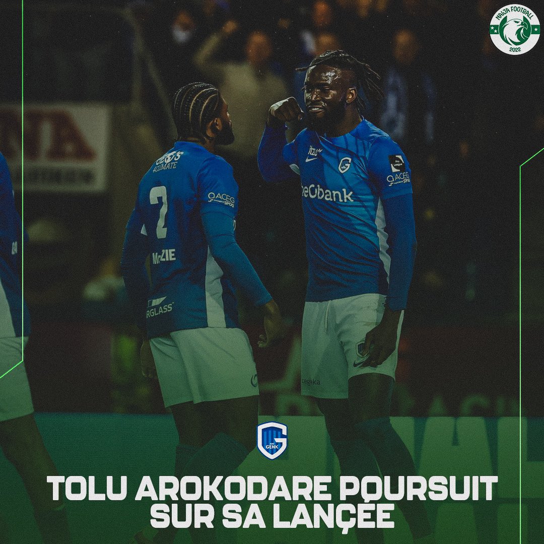 Tolu Arokodare fait de nouveau trembler les filets de Belgique ! 🏹🔥 Le nigérian a déjà inscrit 3 buts en playoffs.