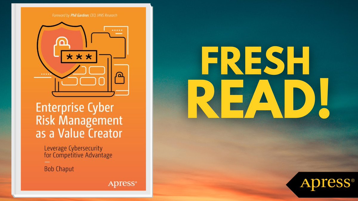 Unlock the power of enterprise #CyberRisk Management! Discover how organizations can turn #cybersecurity into a value creator, competitive advantage & business enabler. Bob Chaput helps you transform #riskmanagement into a strategic asset! #InfoSec 📚 🔗 shorturl.at/agW39