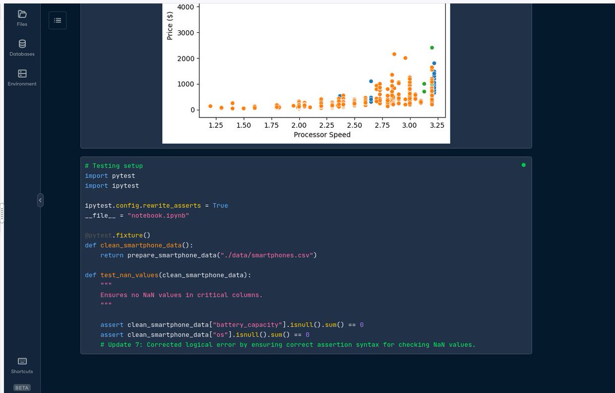 #Day35 & #Day36 of #100DaysOfALXSE
Completed Data Cleaning lesson & 1st project in Data Engineering track (I am now 50% done! w/DataEngineering Track) Ready for next lesson on: Writing Efficient Python Code #ALX_SE #DoHardThings #DataEngineering #CleaningData #100DaysOfALXSE'