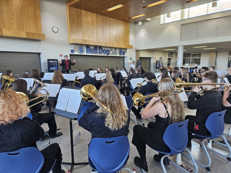 Busy, but a great weekend for the Southport High School Band program l! Friday night the Advanced Band performed a side by side concert with Purdue University! Today our concert and advanced band both received straight gold rating from the judges at ISSMA! @perrytwpschools