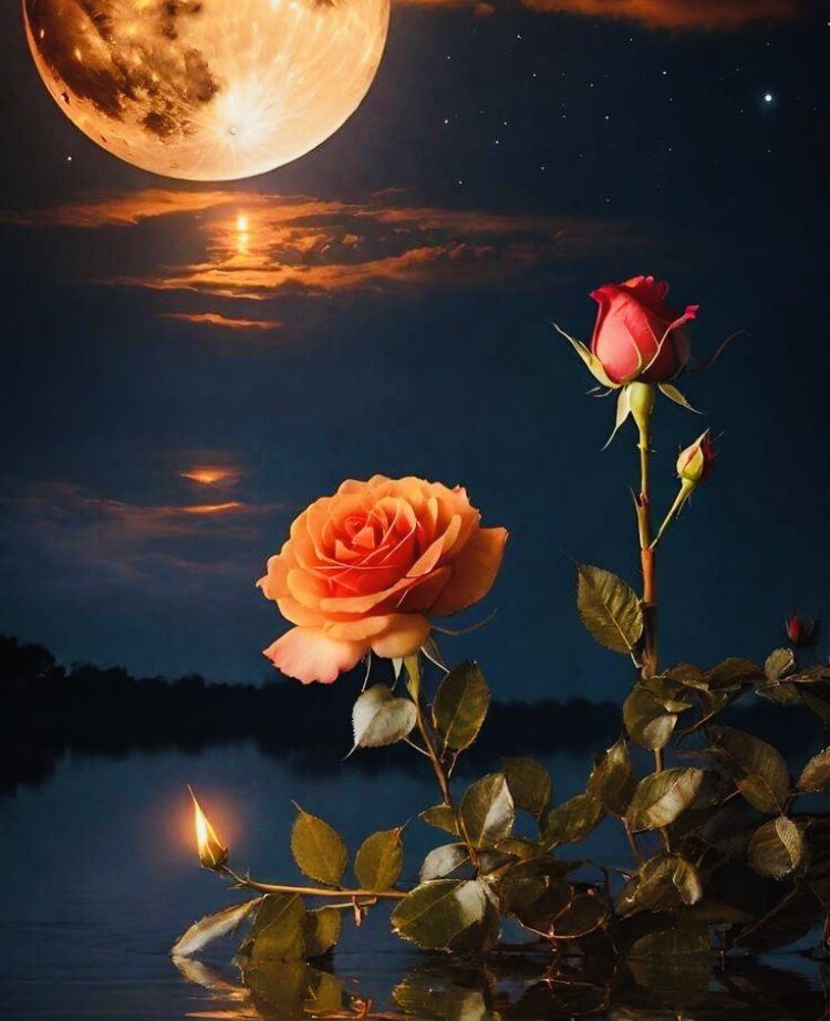 @yousfnorhan 
Good night dear friend, sleep well 🧡💫
#flowerpower #goodnight