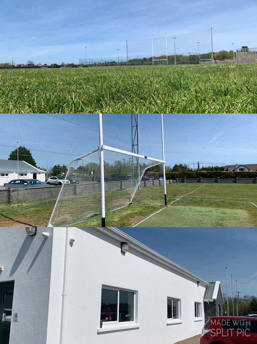Great to see the sunshine today.

Also great to see the ongoing maintenance &amp; upkeep of our pitches and facilities.

A lot of hours are put in by volunteers who are quick to help out and quicker to run away from a camera.

We know you you are…..fair play &amp; thank you!!!