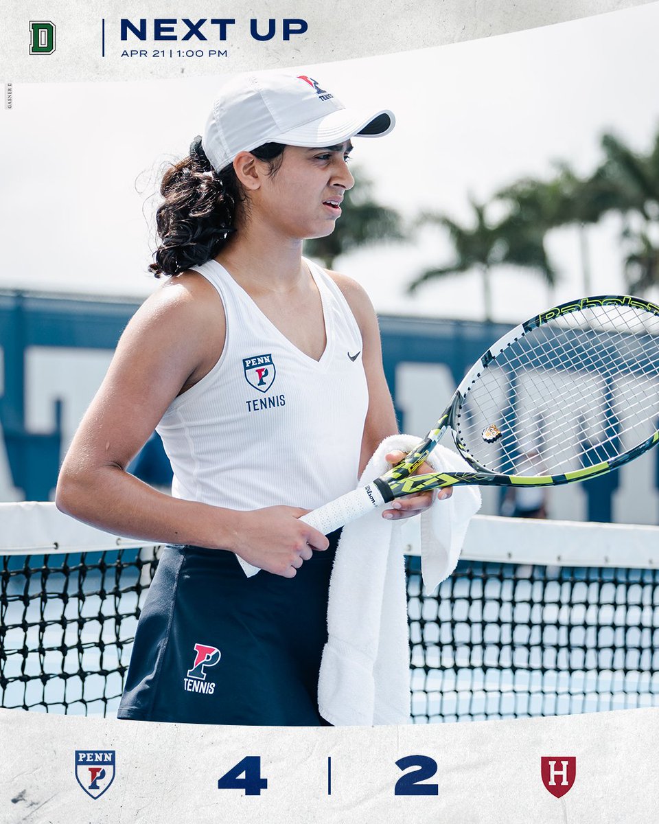 Cruised past the Crimson 😎 #FightOnPenn🔴🔵🎾