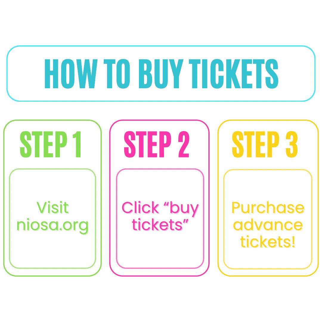 There’s only 3days left until NIOSA! 🪅 Have you purchased your gate tickets yet? Sales for advance tickets END soon &amp; we don’t want you to miss out. Follow these three simple steps to get your tickets now! 🎟️

#niosa #vivaniosa #niosa2024 #fiesta #vivafiesta #fiesta2024