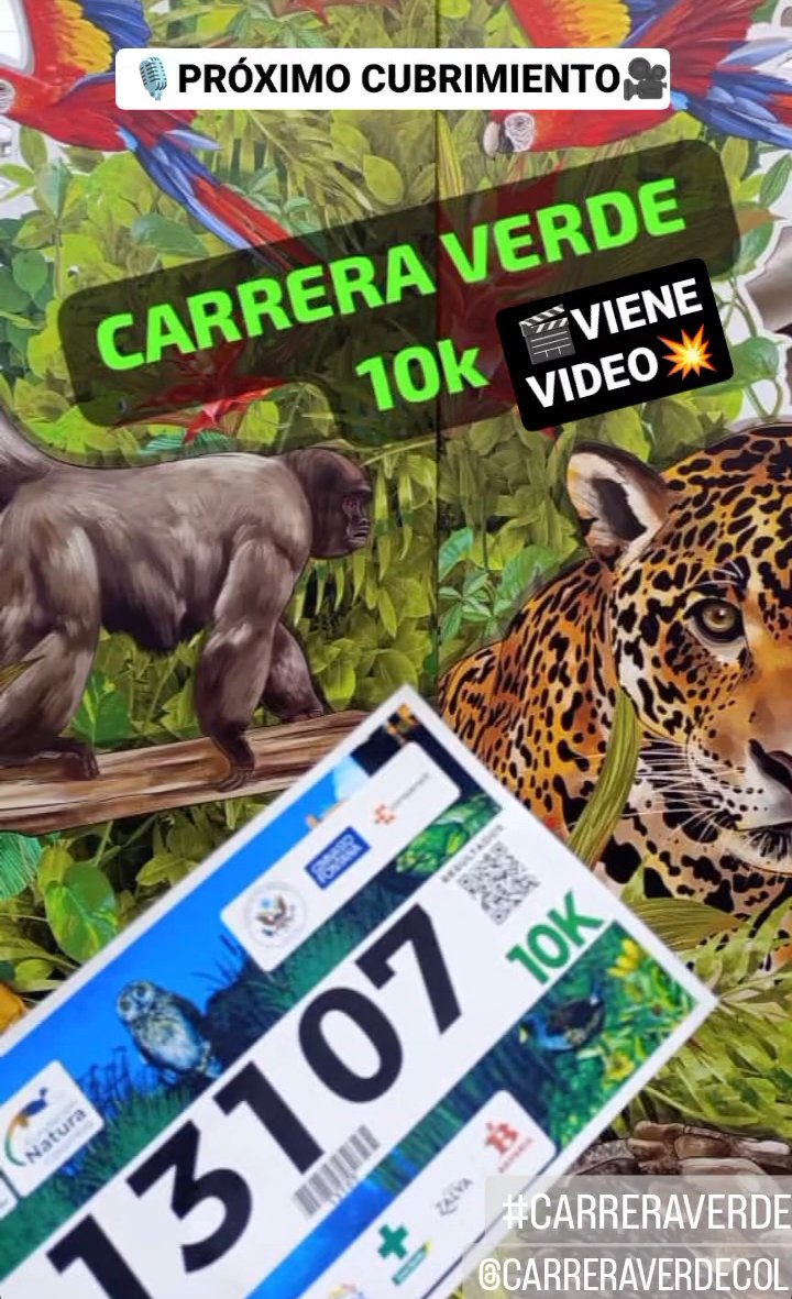 #Running 🏃
🌳Carrera Verde 10k, 🇨🇴Bogotá, 2024, próximo 🎙️cubrimiento de💥 La Página Deportiva. 🎥Video, en nuestro canal de ▶️YouTube el domingo 21 de abril. #CarreraVerde #CarreraVerdeColombia #Atletismo