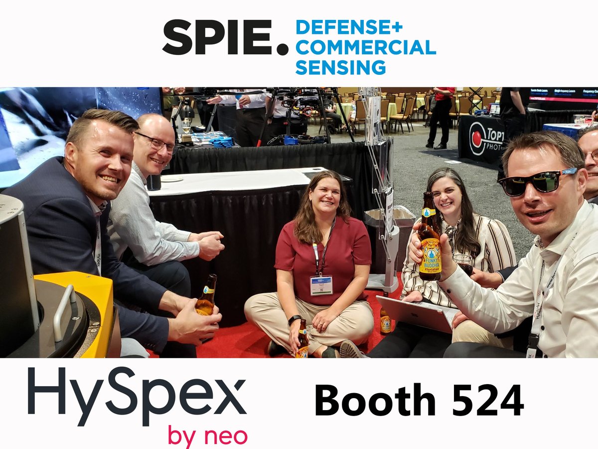 🔷 Excited to be back at SPIE DCS in Washington DC!

Stop by booth #524 to discuss innovative hyperspectral imaging solutions for ground-to-space platforms.

#SPIEDCS #HyperspectralImaging