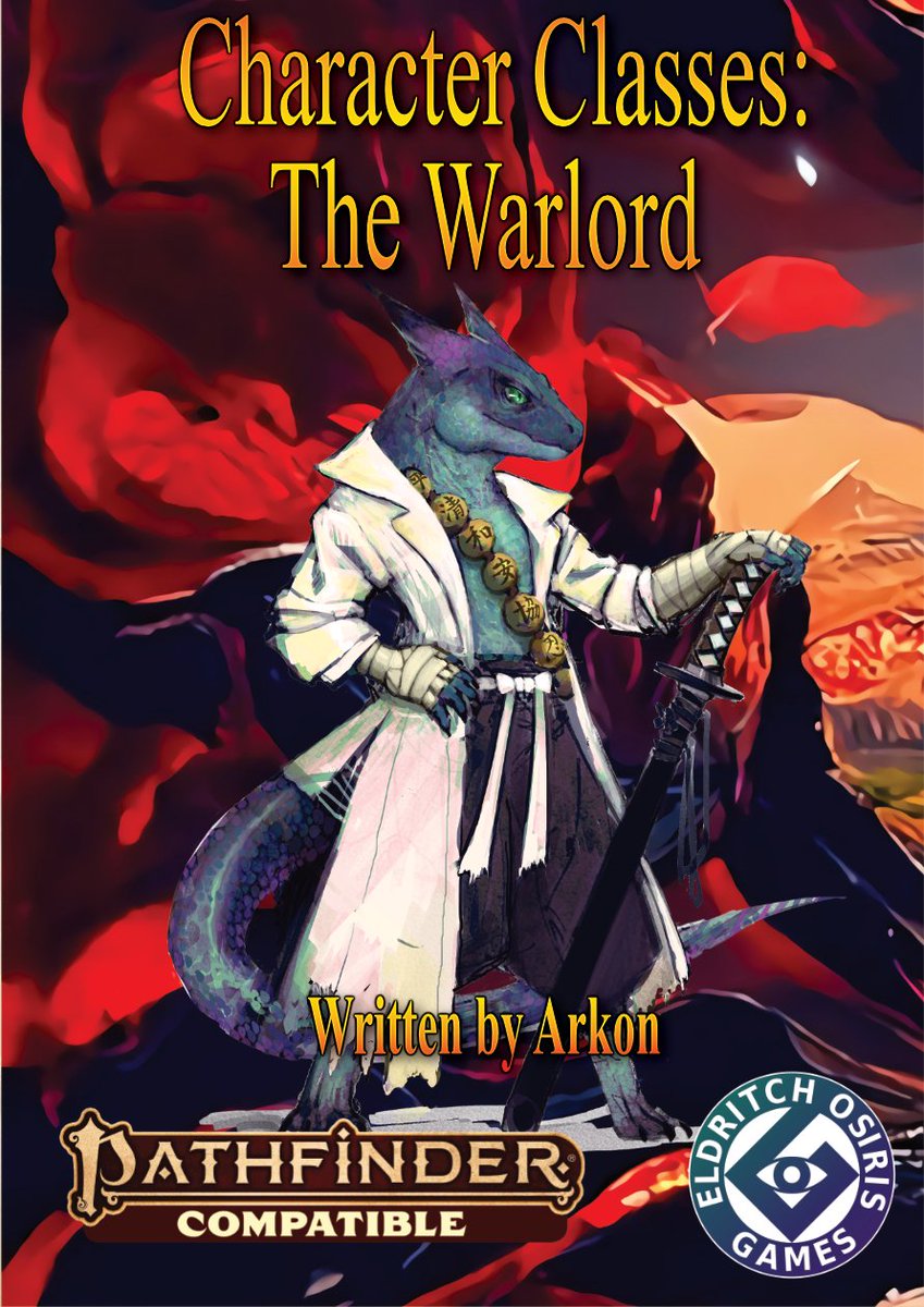 Want to get the feel of the upcoming #pathfinder2e commander class? We have the Warlord for Pathfinder 2e over here at EOG! We're running a 25% off sale on the warlord class and its foundry module until the 29th so get it while it's hot! Learn more below!