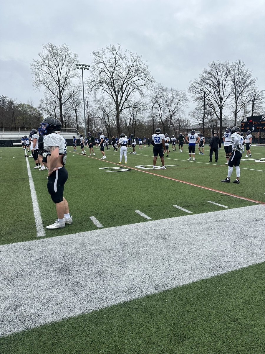 Had a great time at Bentley today! Thank you @CoachPMcGowan and @Coach_Thakkar for the invite. @Coach_Stotts @CoAcHKeLZZz3 @DBP_Football @libbieguy