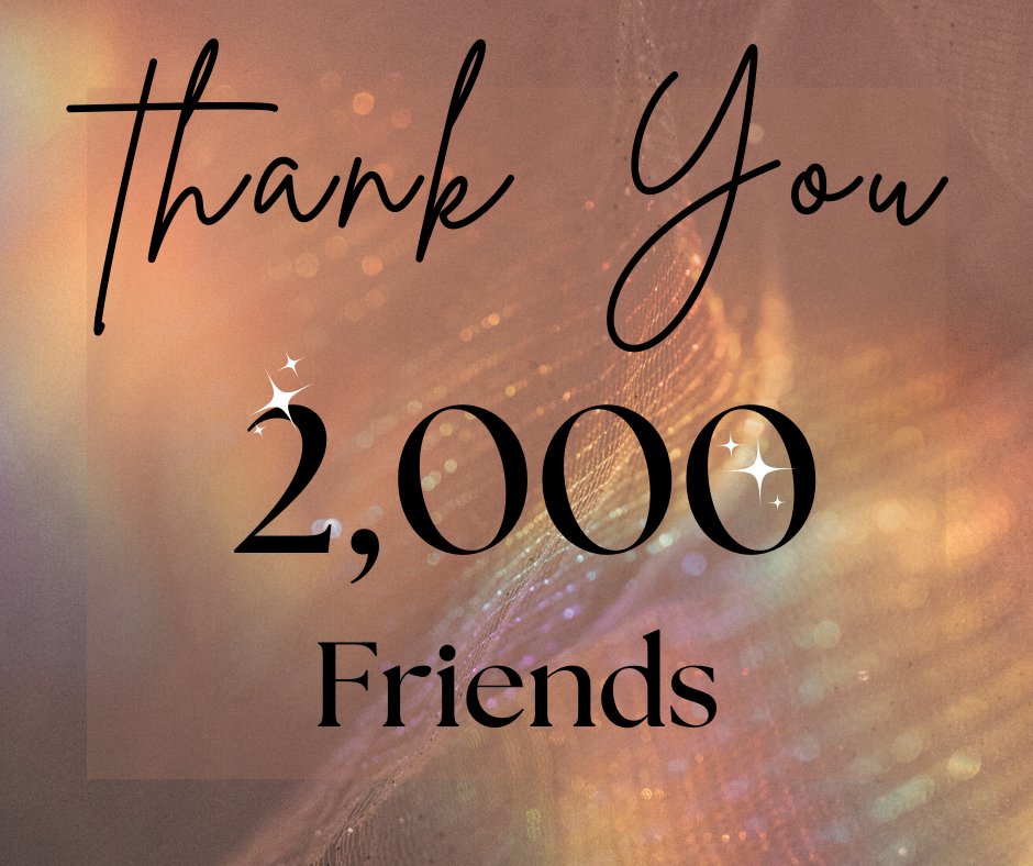 Coming on X to meet & relate with people from diverse backgrounds & perspectives to life has been nothing but exhilarating!

Thank you to the 2,000 followers that I consider my family, who get to see my tweets about how I view the world on their timeline daily!

#letsgrowtogether