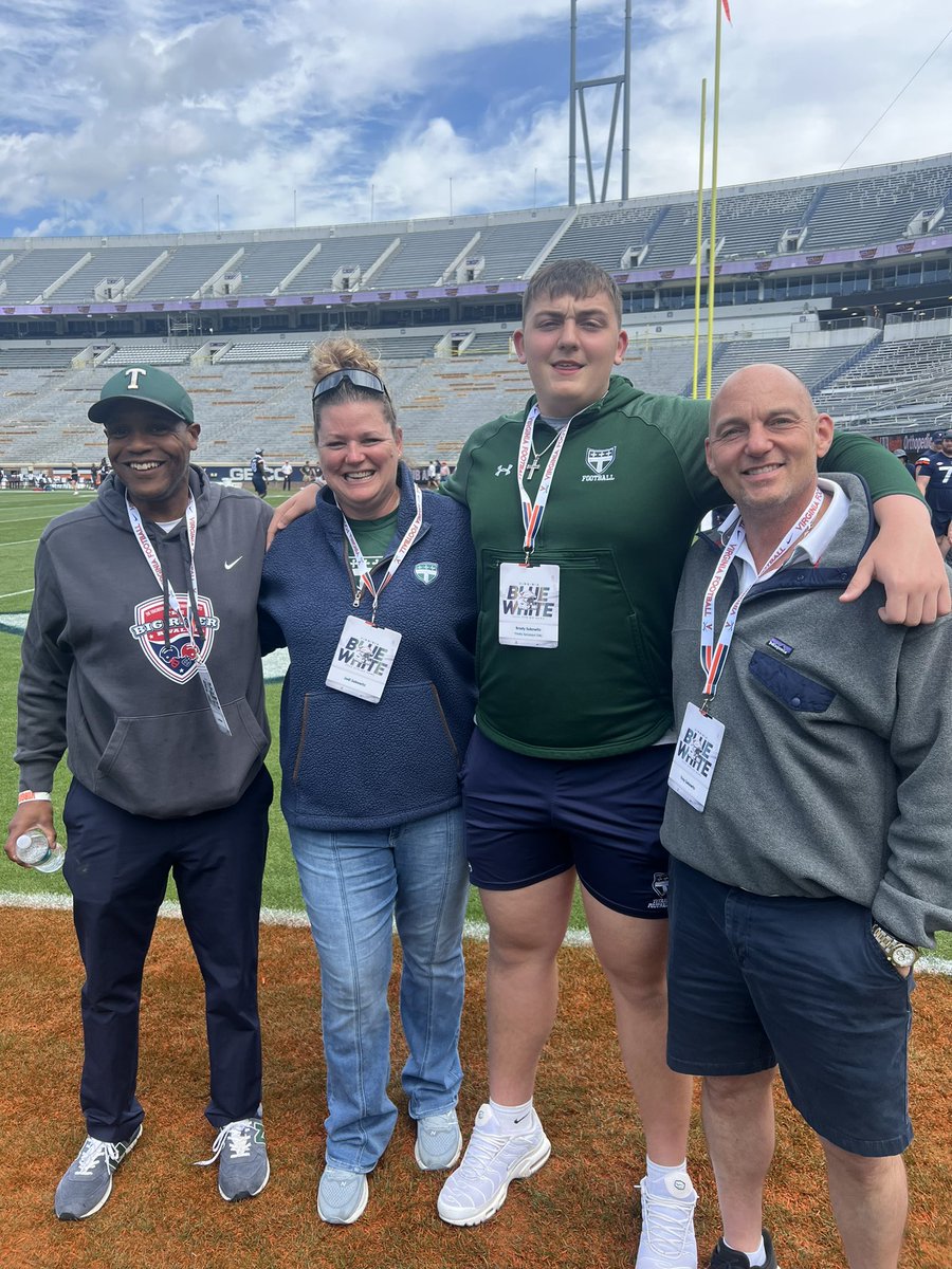 After a great spring game visit I am EXTREMELY blessed to receive an offer from University of Virginia!! #GoHoos @Coach_TerryHeff @Coach_TElliott @coachdowning1 @ballcoach98 @WaliRainer