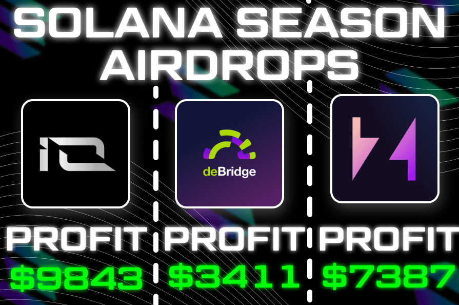Solana is not just an opportunity — it's a life-changing opportunity $100 can simply turn into $100,000 Here are the most promising projects with confirmed airdrops