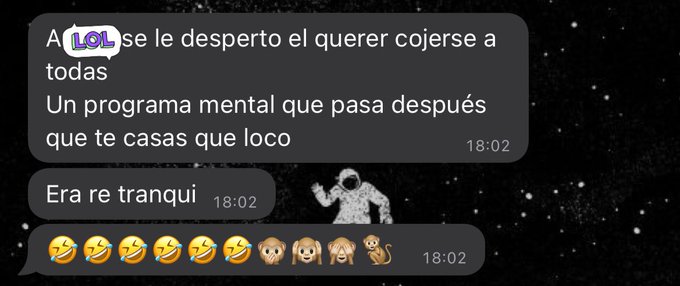 Programas mentales instant&aacute;neamente despu&eacute;s de casarse. https://t.co/3RxoySRA3f