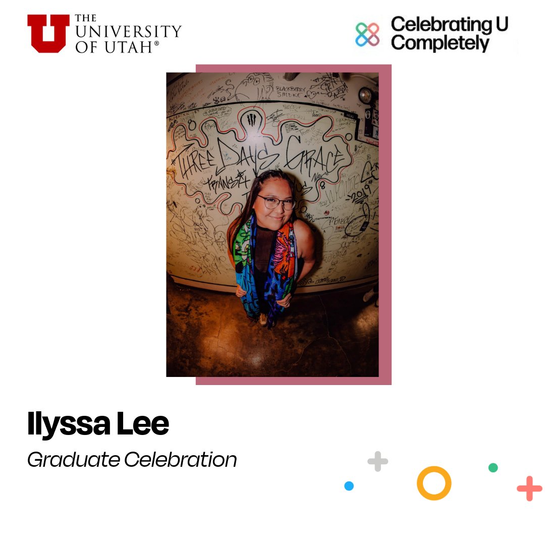 🎉 Congrats to Ilyssa Lee 🎉 'My name is Ilyssa Lee, I am Native American from the Navajo tribe. I am a first generation student at the University of Utah. I'm majoring in Business Management BA and I plan to graduate summer 2024.' ~Ilyssa Lee 💻 loom.ly/iwwdL9o @uutah