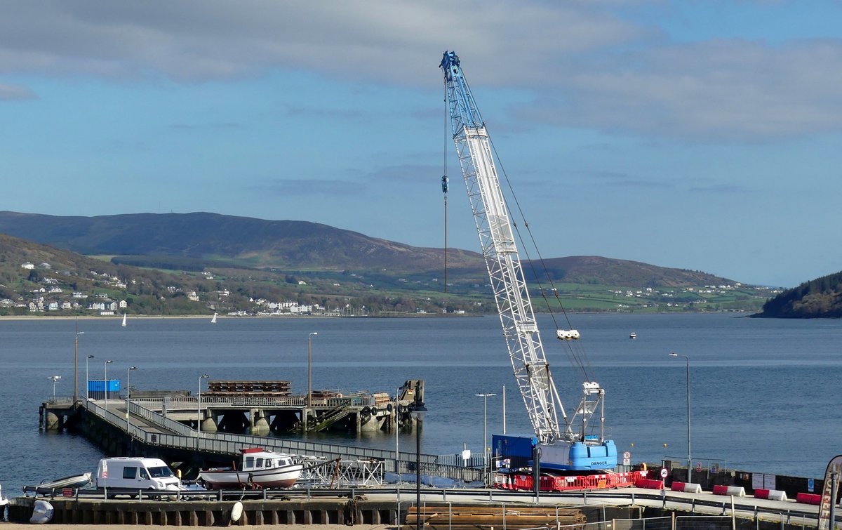 Rathmullan Pier repair works now underway