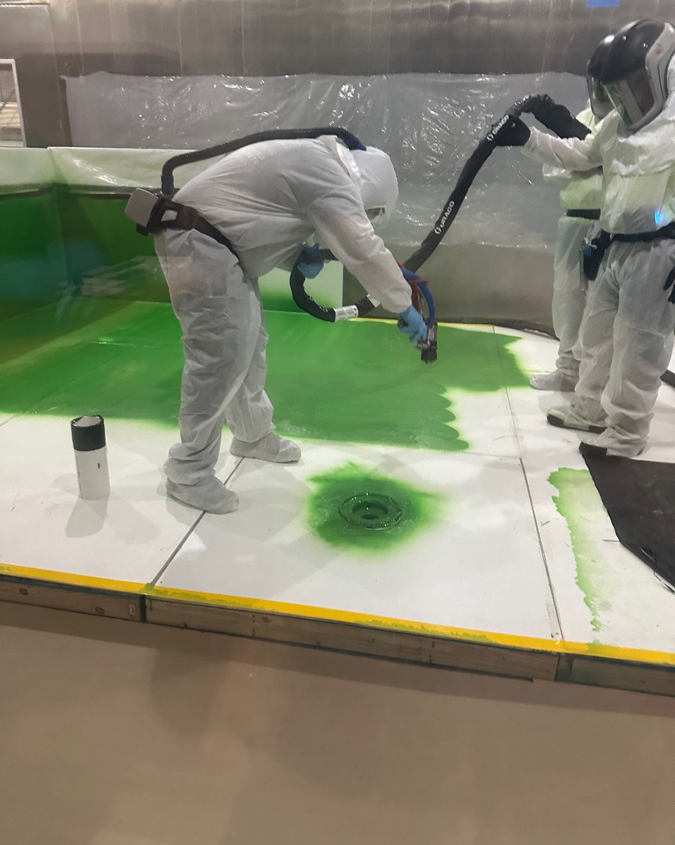 ClimashieldR's tweet photo. Proud to announce that ClimaShield  Protective Coatings has been certified by Carlisle Coatings &amp; Waterproofing for applying their Prodeq quick cure polyurea system and their Pumadeq methyl methacrylate system. 

State of the art training facility, equipment and people! https://t.co/CmZCztubTw