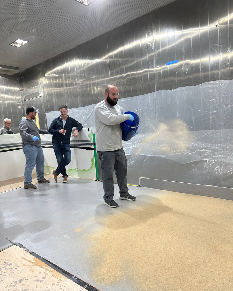 ClimashieldR's tweet photo. Proud to announce that ClimaShield  Protective Coatings has been certified by Carlisle Coatings &amp; Waterproofing for applying their Prodeq quick cure polyurea system and their Pumadeq methyl methacrylate system. 

State of the art training facility, equipment and people! https://t.co/CmZCztubTw