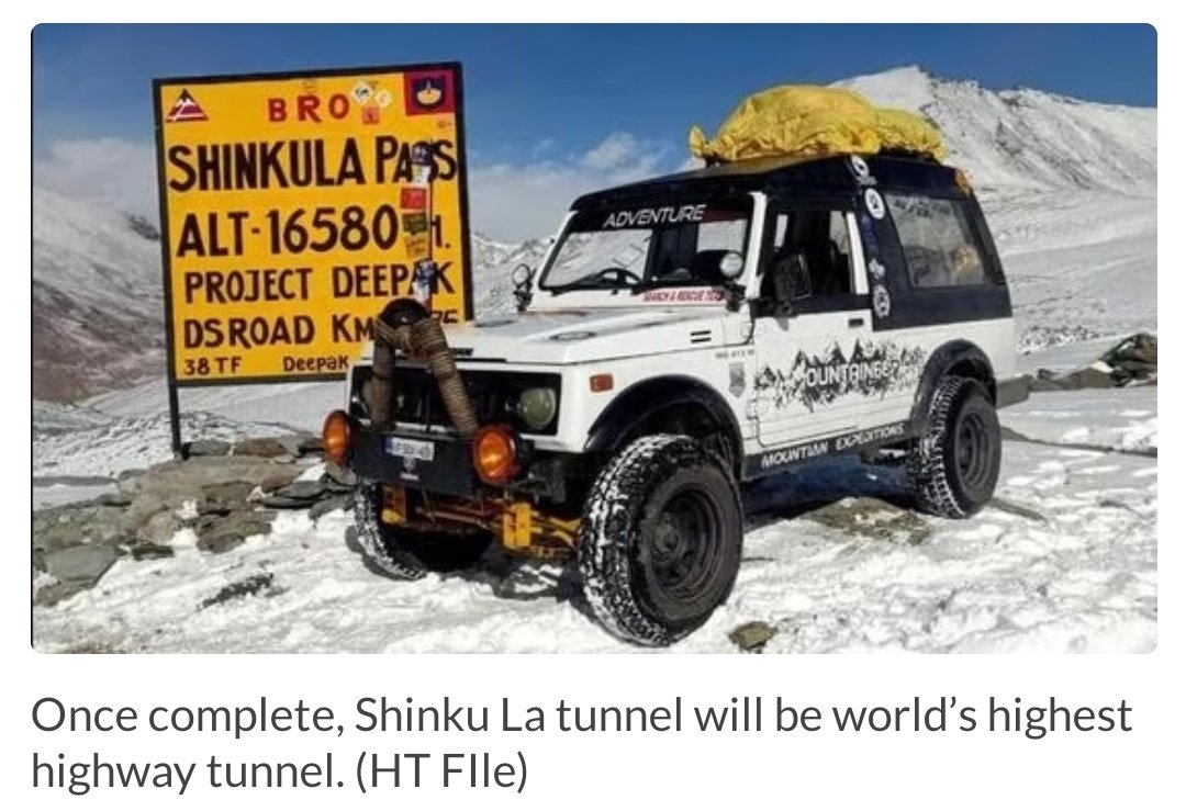 Destruction confirmed. I understand the defence angle but this will spell doom Lahaul saw an increase of 622% in tourism post Atal Tunnel - 9 lac tourists a, year - these places cannot sustain such numbers -- Shinku La tunnel gets forest clearance #lahaul #HimachalPradesh