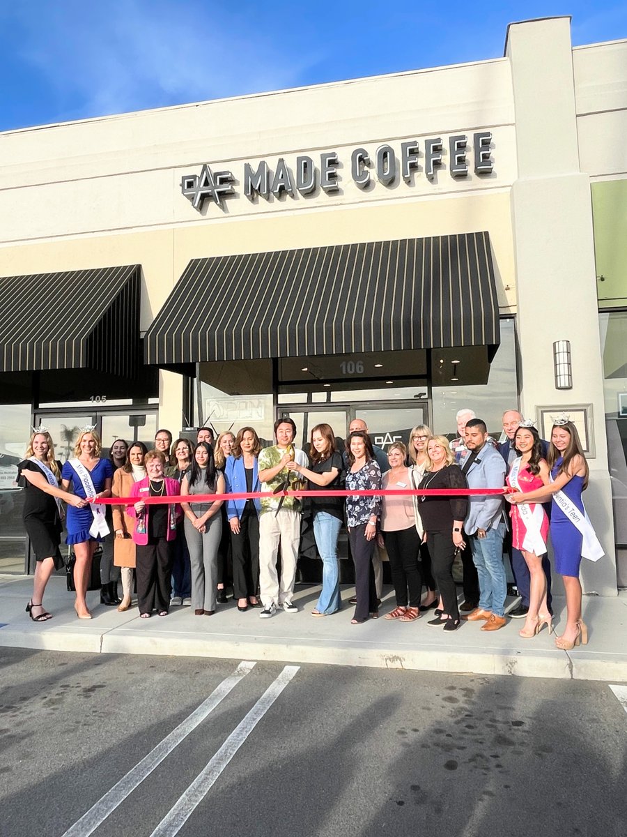 Team Young had fun celebrating the grand opening of Made Coffee in #YorbaLinda. With high-quality coffee and excellent service, MADE Coffee already has a growing number of regulars and loyal customers! ☕