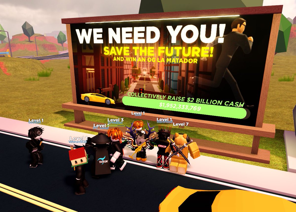 We are about to hit 2B Cash Total in Roblox Jailbreak