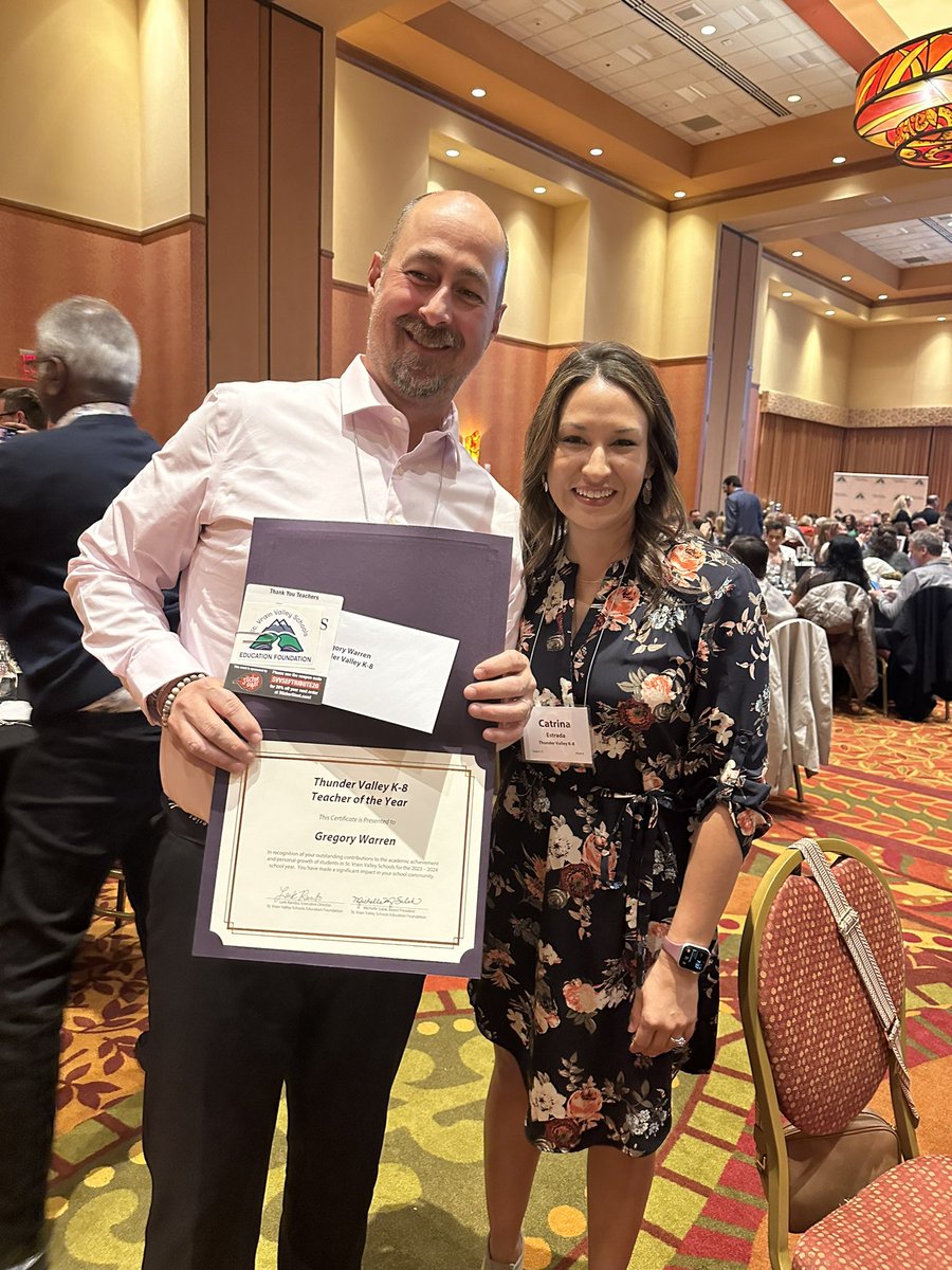 ThunderValleyK8's tweet photo. Celebrating our amazing teacher of the year finalist! Congratulations to Mrs. Wilch and Mrs. Moreno and our winner, Mr. Warren. These teachers create amazing opportunities for our students! @CatrinaEstrada @SVVSDBissonette @SVVSDsupt @MatthewSRomig @SandraVazquezSV @gelwood878 https://t.co/iS0qts9zD7